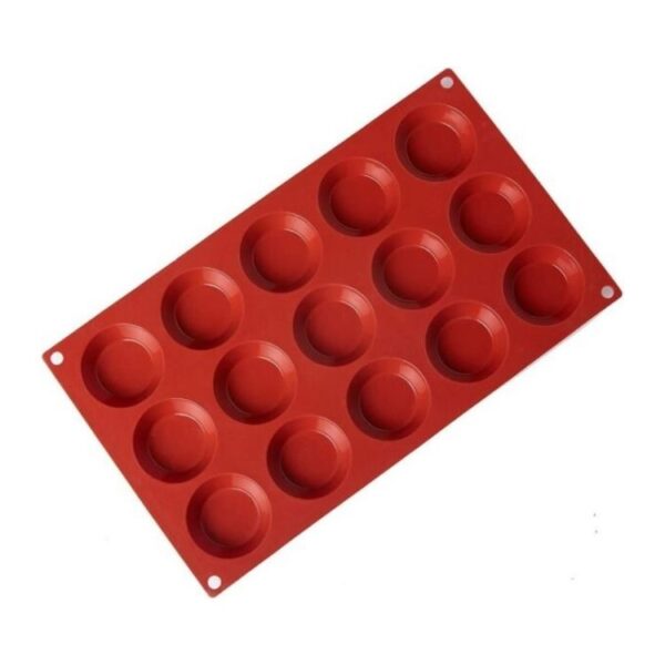 globy silikon tartalet kalıbı, kek kalıbı 15'li