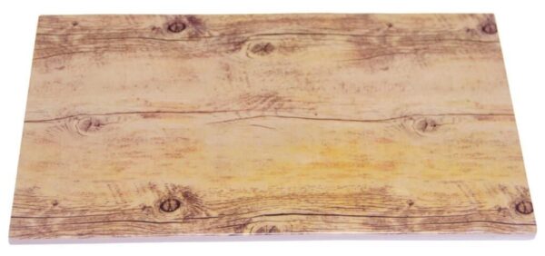 globy ahşap görünümlü gn 1/4 teşhir tabak, teşhir tepsi melamin 26.5x16 cm
