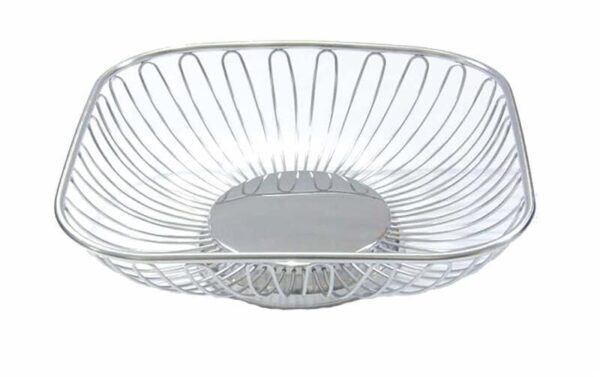 globy telli kare ekmek sepeti , ekmeklik 22x22x7 cm