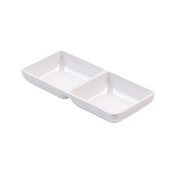 globy açık büfe İki bölmeli tabak 14,6x7 cm