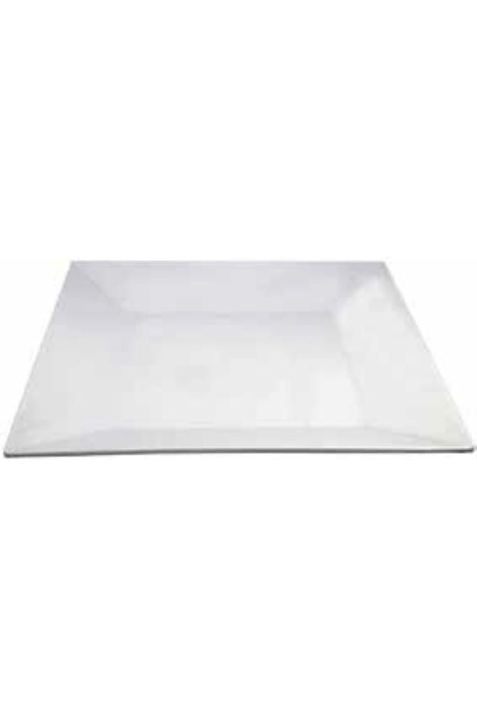 globy açık büfe melamin kare tabak beyaz 40,5x40,5 cm globy açık büfe melamin kare tabak beyaz 40,5x40,5 cm