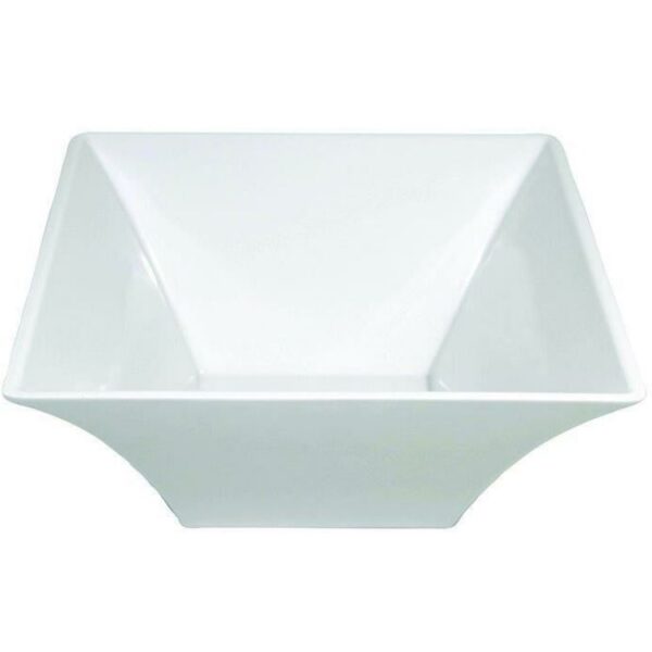 globy açık büfe beyaz kare kase 26x26x12 cm