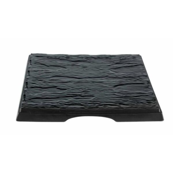 globy açık büfe sunum tabak siyah 36,7x63,7x2,9 cm