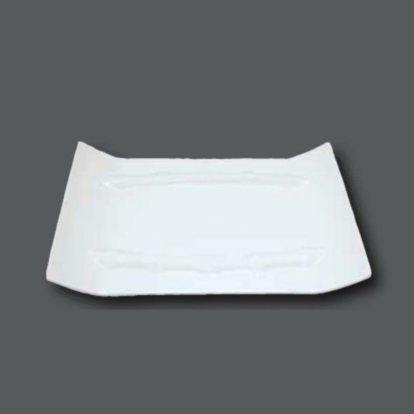 globy açık büfe melamin tabak beyaz 35,5x24x3,6 cm