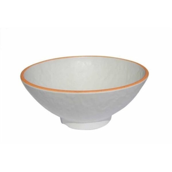 globy açık büfe yuvarlak sunum kase orange 28x28x11,5 cm