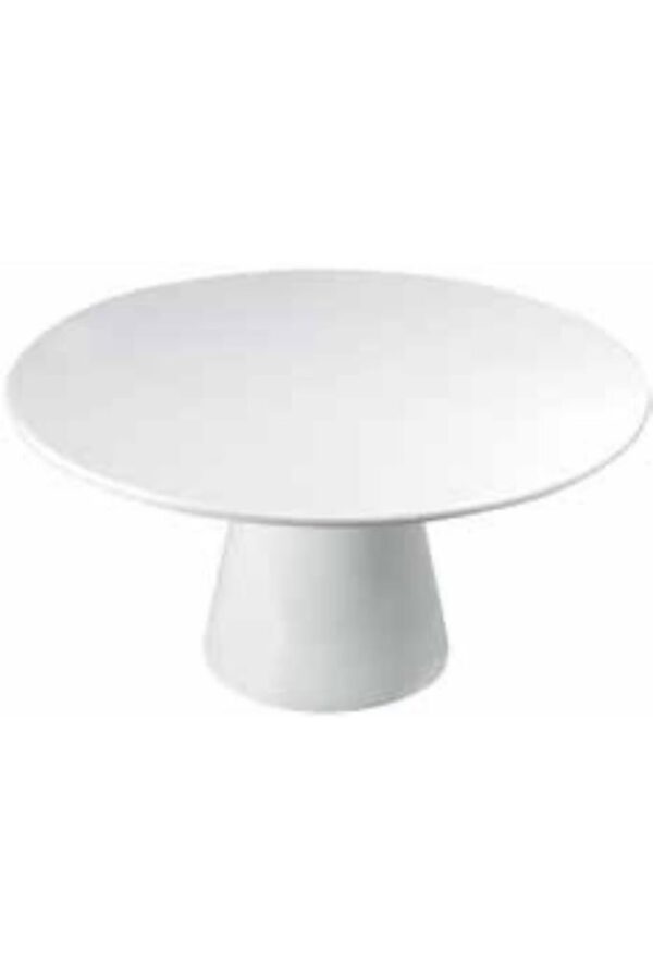 globy açık büfe melamin yuvarlak ayaklı pasta & kek standı 36 cm