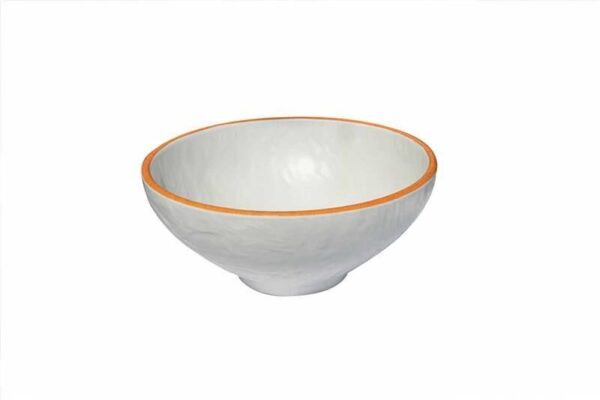 globy açık büfe yuvarlak kase orange 22x22x9 cm