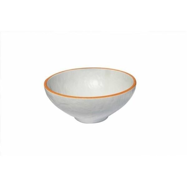 globy açık büfe yuvarlak kase orange 24x24x10 cm