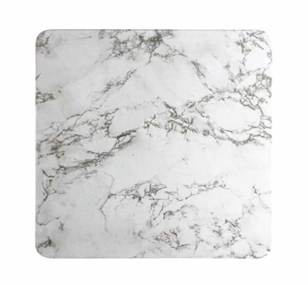 globy açık büfe düz melamin sunum tabak dikdörtgen mermer desenli 35x32 cm