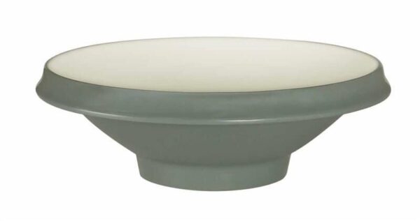 globy açık büfe Çukur servis sunum tabağı gri 26,7x8,7 cm