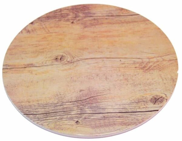 globy açık büfe melamin ahşap desen servis sunum tabağı 32,5x17,5x0,8 cm