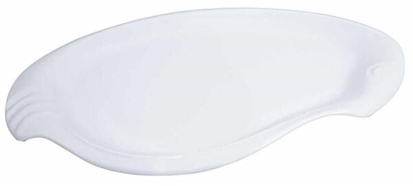 globy açık büfe melamin oval,elips sunum tabağı beyaz 41 cm