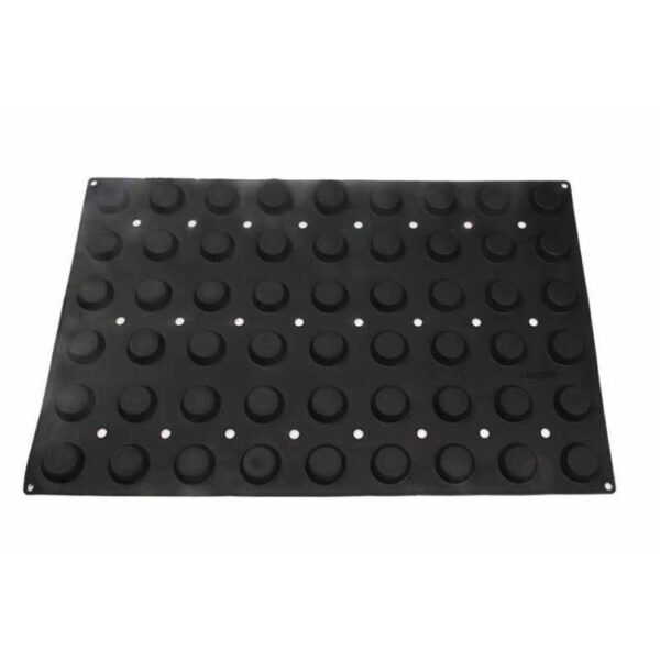 globy profesyonel silikon yuvarlak desenli tatlı, kek kalıbı 54'lü