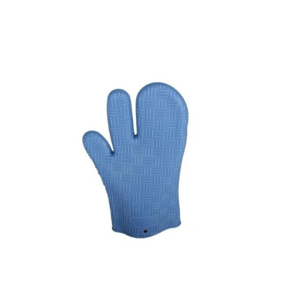 globy profosyonel silikon fırın eldiveni mavi