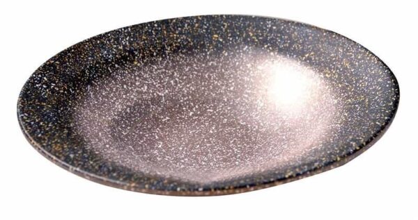 globy granit görünümlü oval sunum kase 28x5,6 cm