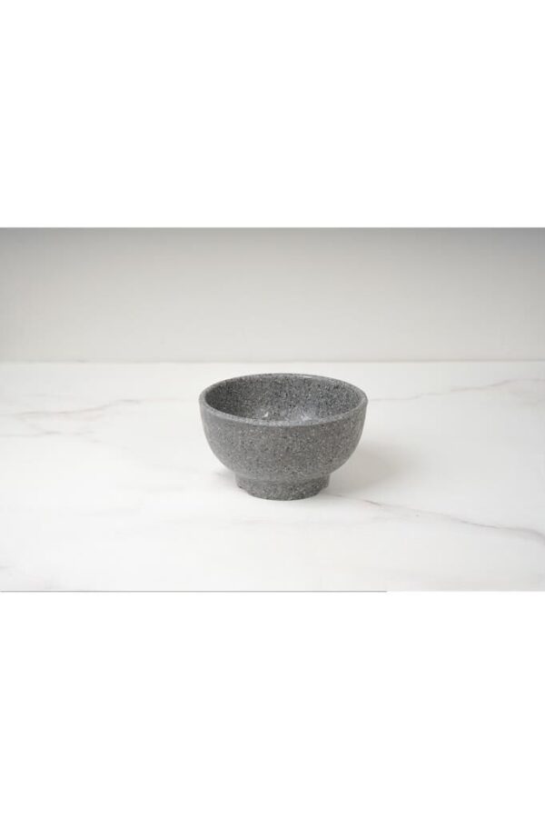 globy melamin granit görünümlü kase koyu gri 12.8x12.8x7 cm