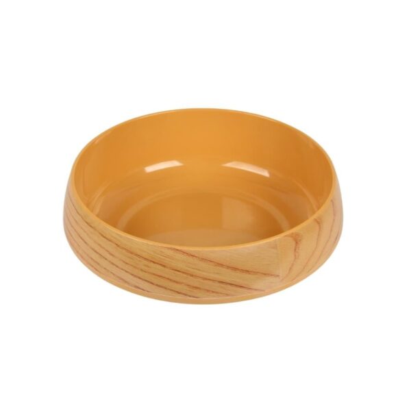 globy melamin ahşap sarı kase 29x10 cm