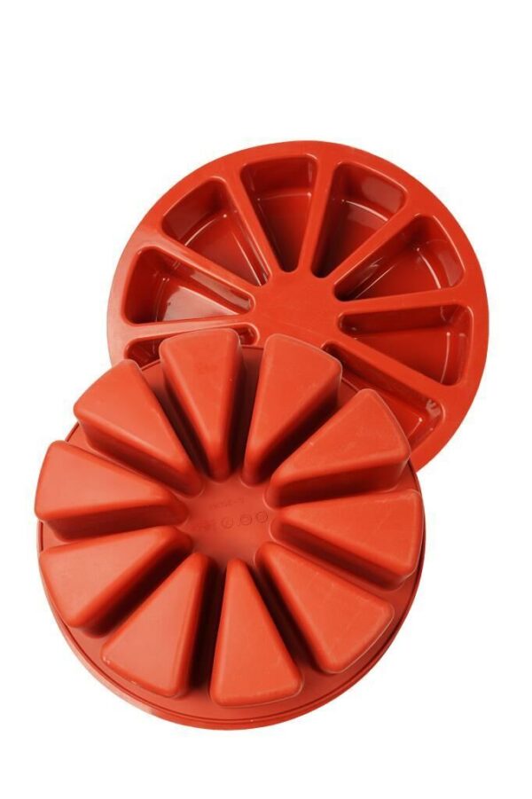 globy silikon dilimli kek kalıbı 10'lu