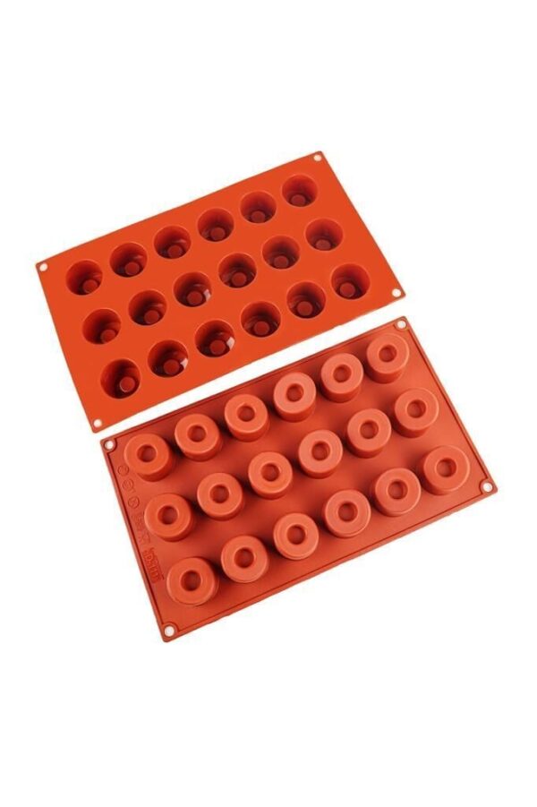 globy silikon yuvarlak savaren,tartolet kalıbı 18'li