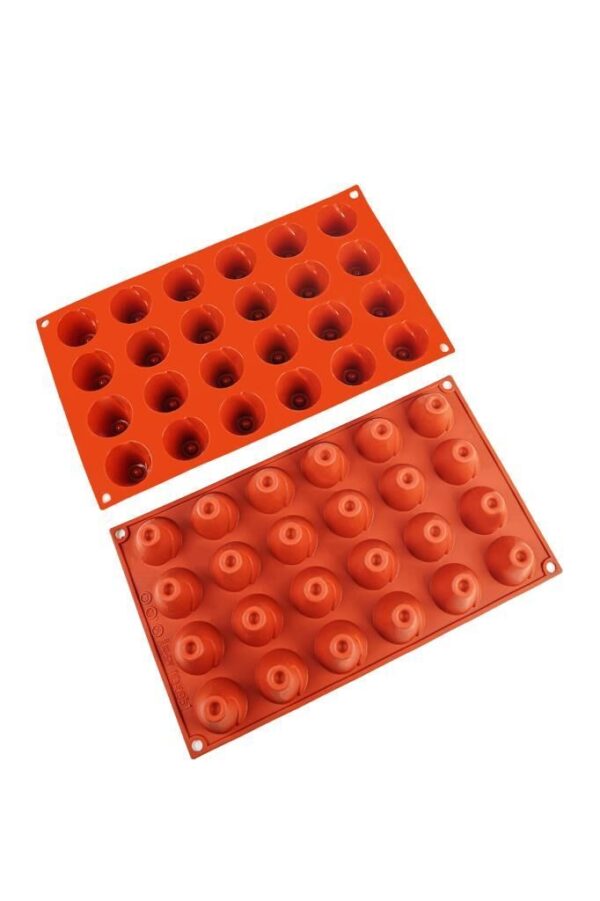 globy silikon volkanik Çikolata,kek kalıbı 24'lü