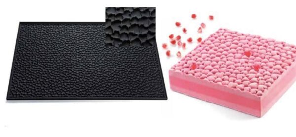 globy silikon kalp desenli yan dekor,pasta kalıbı