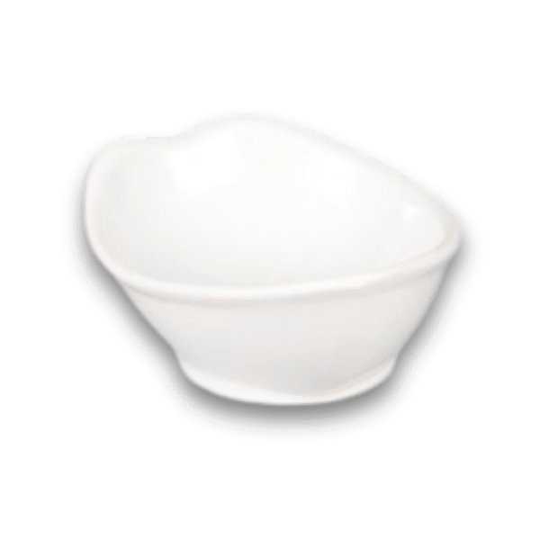 globy minimal Çiçek kase beyaz 9.5*7.5*3.8 cm