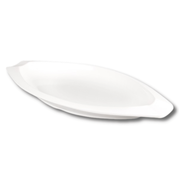 globy a.büfe oval sunum tabak beyaz 47*23 cm