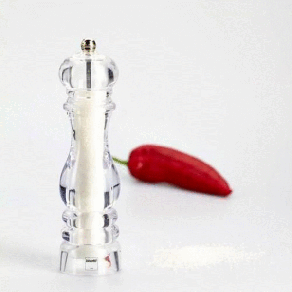 bisetti milano akrilik tuz değirmeni Şeffaf 22 cm