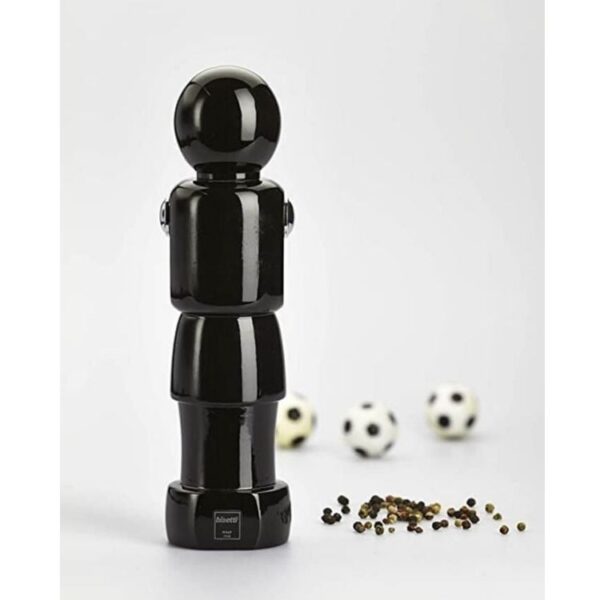 bisetti soccer player karabiber değirmeni siyah 23 cm