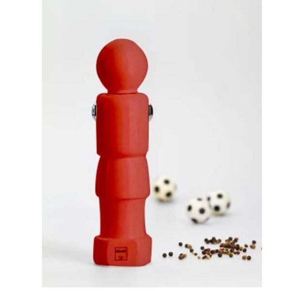 bisetti soccer player karabiber değirmeni kırmızı 23 cm