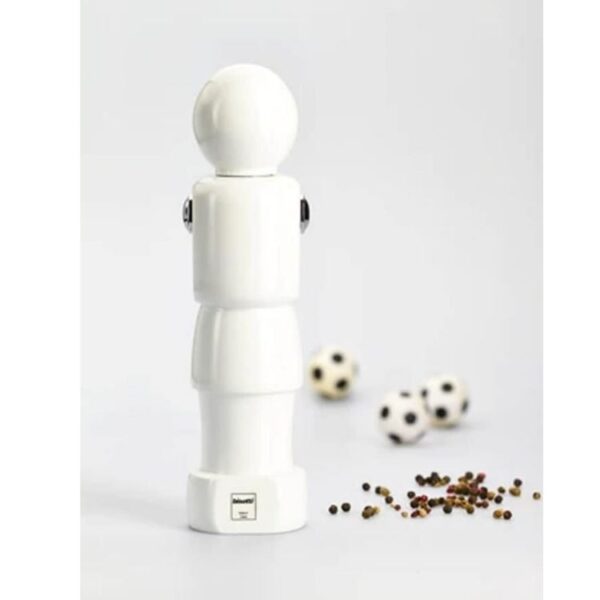 bisetti soccer player karabiber değirmeni beyaz 23 cm