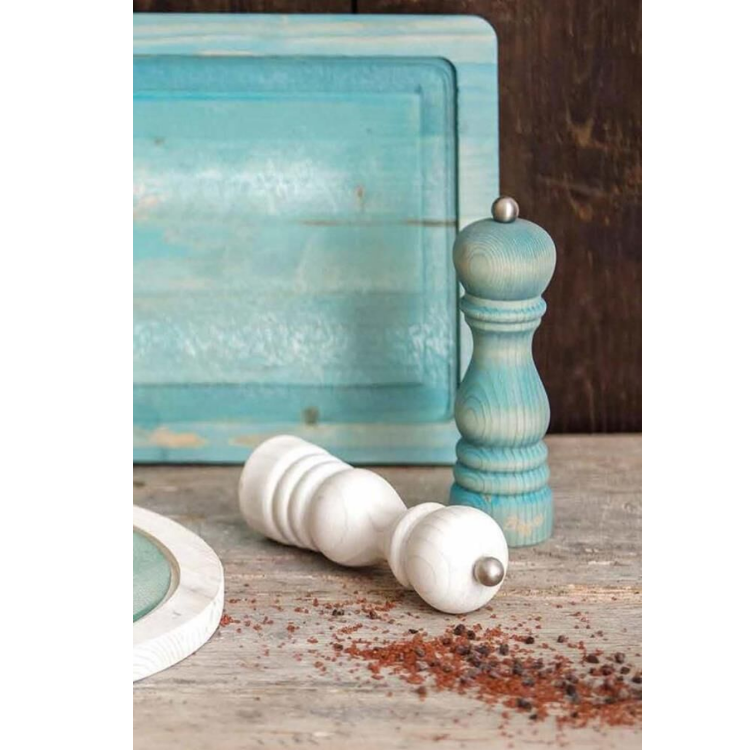 bisetti shabby karabiber değirmeni vintage fildişi 16,5 cm bisetti shabby karabiber değirmeni vintage fildişi 16,5 cm